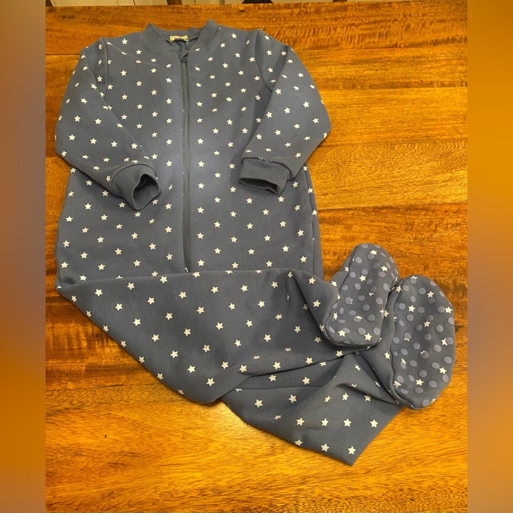 Kids Vertbaudet Zip Footed Sleeper Pajamas